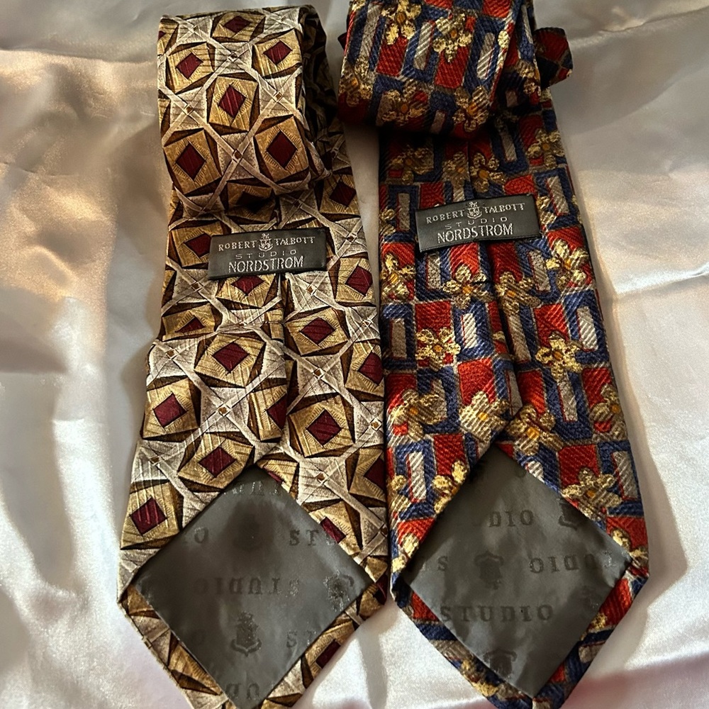 Robert Talbot by Studio Nordstrom Vintage Tie (set of 2) EUC